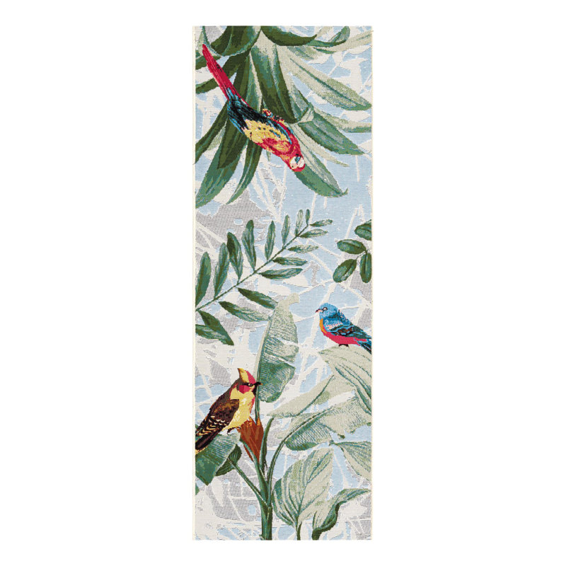 Tapis intérieur / extérieur Shar, Tapis de couloir 2 pi x 6 pi