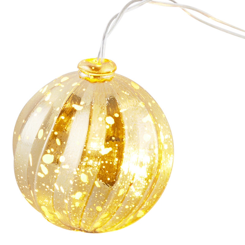 5cm Solid Colour Lighted Ball Ornament