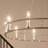 6 - Light Steel Dimmable Drum Chandelier-1440043476