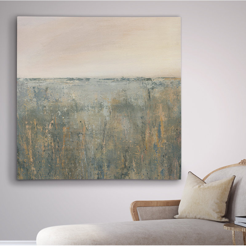 " Sunset Marsh ", Wrapped Canvas, 40" H x 40" W, No Frame