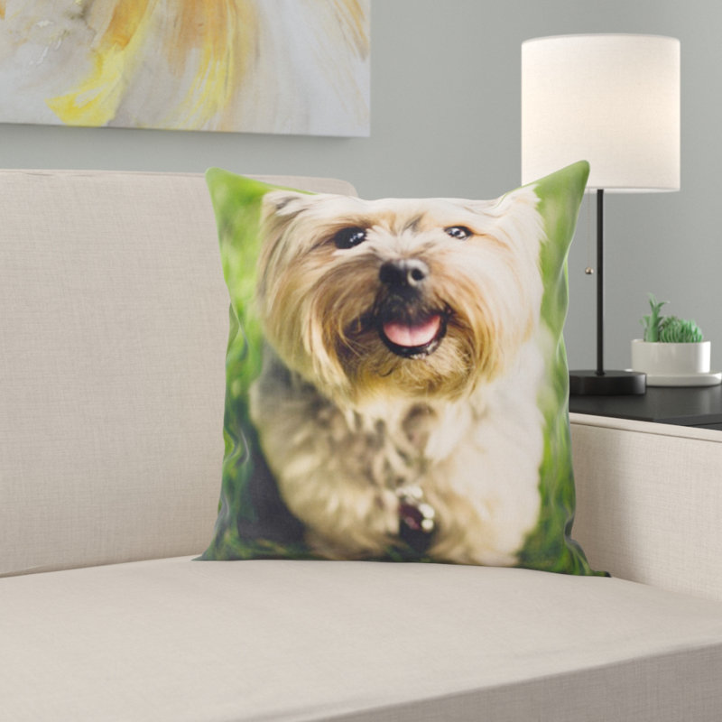 Microsuede Throw Pillow