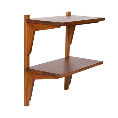 Meridien Wooden Tiered Floating Shelf
