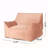 Velveteen Bean Bag Chair With Armrests-114232429-114232430