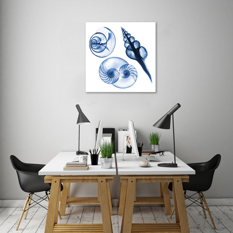 Blue Assortment Two - Wrapped Canvas Print, 76 cm H x 76 cm W