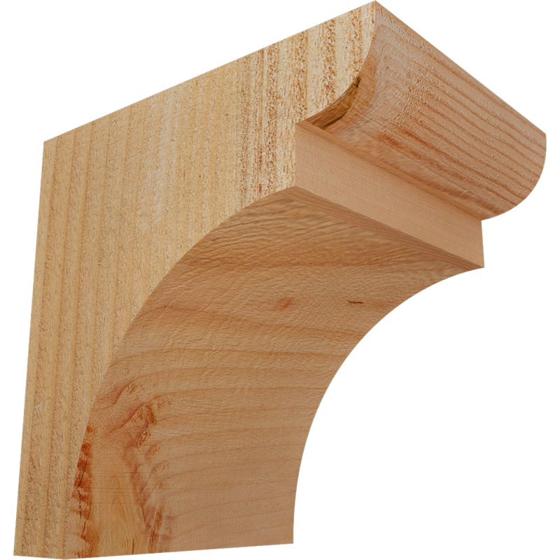 Yorktown Corbel, H 8 po x l 6 po x P 8 po, Sapin de Douglas, Sciage brut