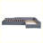 Upholstered Double Daybed with Trundle and Drawer-1430117700