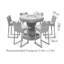 Lotta 6 Seater Round Rattan Bar Set - with Ice Bucket