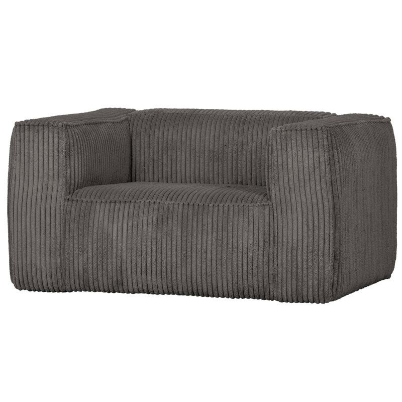 Velvet Armchair, Black