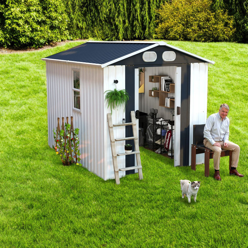 Métal durable et remise de 8 pi x 6 pi pour le jardin extérieur