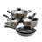 Tramontina Sicilia 8 Pc Aluminum Nonstick Cookware Set - Raspberry-85466843