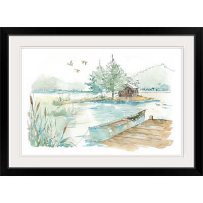 Pixie " Lakehouse II On White " by Anne Tavoletti