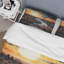 Ensemble de housse de couette en microfibre / polyester Vangogh Village At Sunset I-788376114