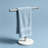 Countertop Hand Towel Holder Stand, Free Standing Stainless Steel Towel Rack with Anti-Slip Heavy Base, Space-Saving Design for Bathroom Kitchen Counter, Rust-Proof No Drill Assembly