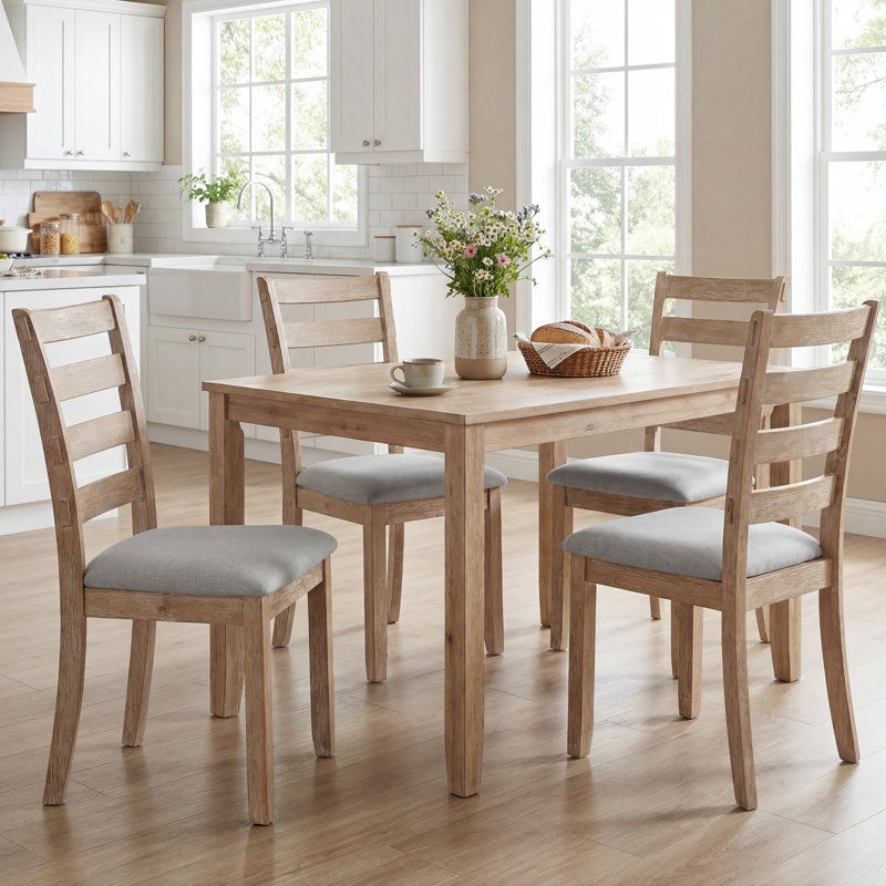 Bozell 19.5'' H Upholstered Side Chair, Natural