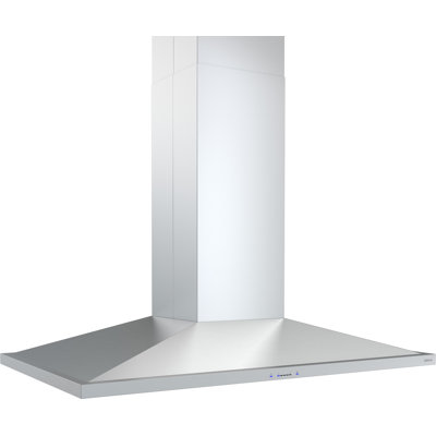 Anzio 36 in. 600 CFM Island Mount Range Hood with LED Light in Stainless Steel -  Zephyr, ZAZ-M90DS