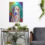 Art mural en métal Winston Porter «Pop Art Golden Retriever 3» par Furbaby Affiliates-2021119373