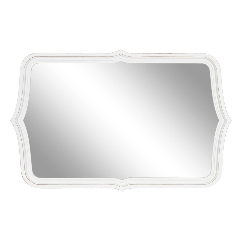 Fayia Engineered Wood Mirror, White
