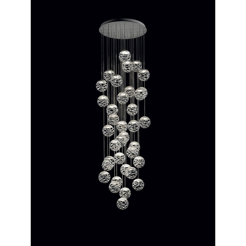 Lodes Kelly Cluster Suspension Lamp Line-V, Matte White