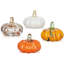 Ensemble de décorations d'automne en verre citrouille - 4 citrouilles soufflées à la main pour des décorations d'automne, Halloween, action de grâce, centre de table de récolte, décorations d'automne-131418316-131418318