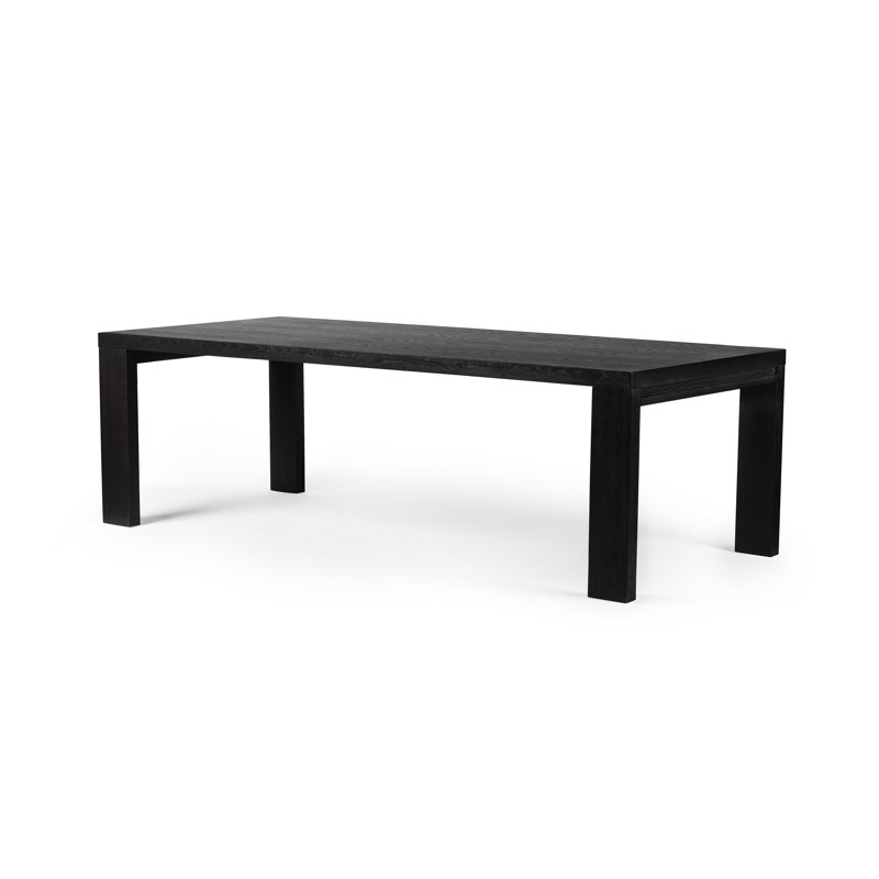 Millie Dining Table, Drifted Oak Solid, 30" H x 72" L x 96" W