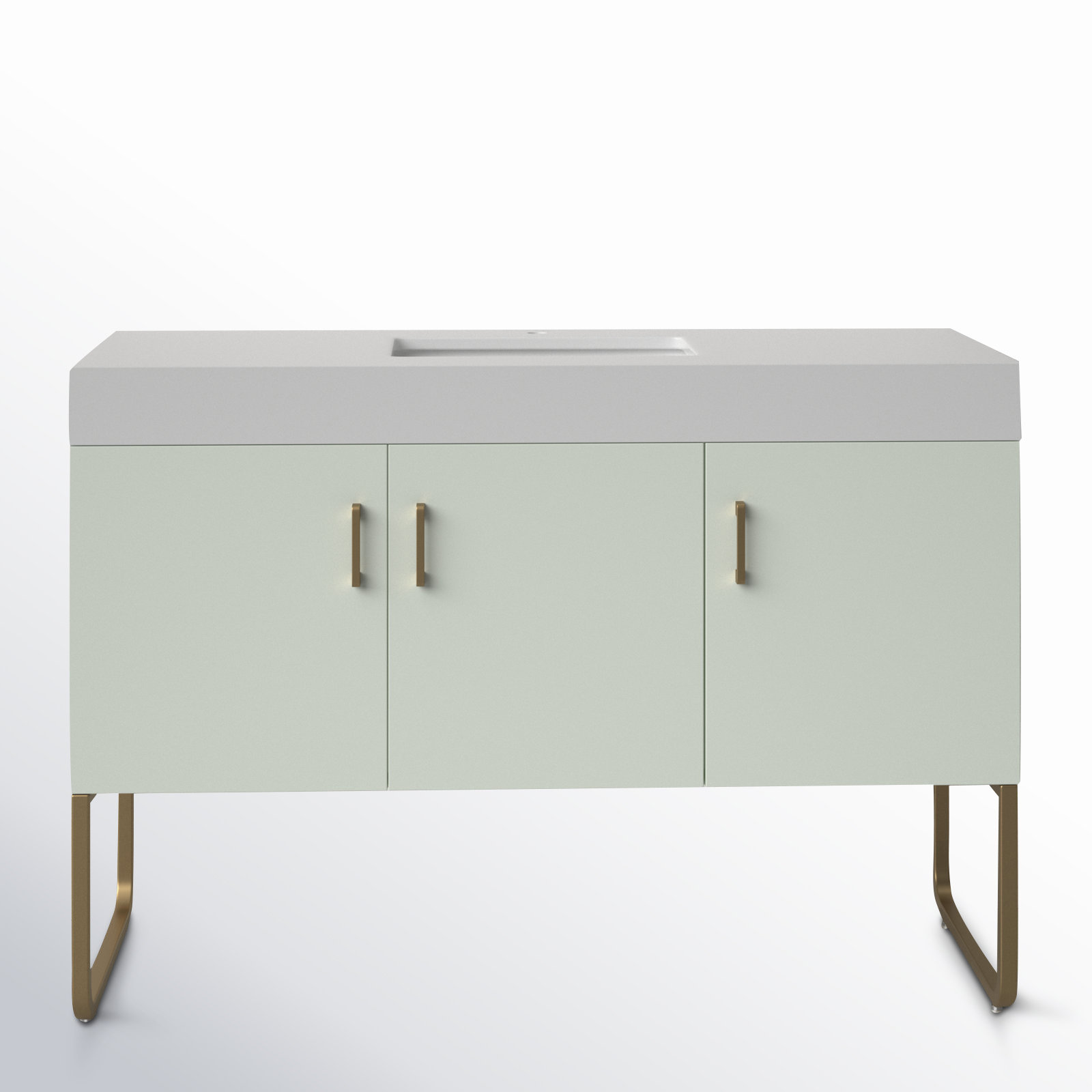 Keena 48" Cedar Single Bathroom Vanity, Pine Mist