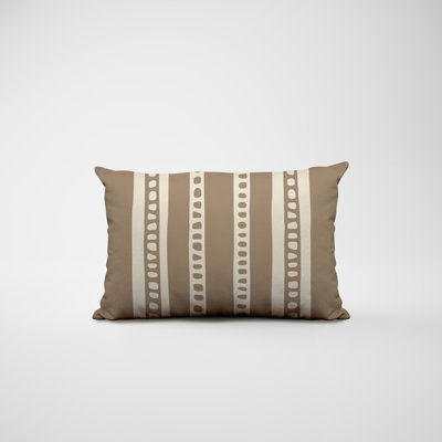 Housse et insert de coussin rectangulaire intérieur / extérieur en mélange de polyester / polyester Ikom