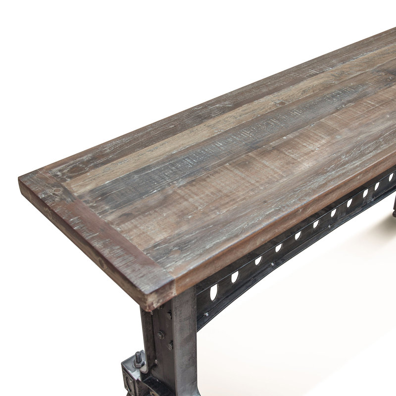 Colindas 66'' Solid Wood Top Console Table