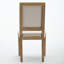 Ensemble de 2 chaises d'appoint à structure en bois avec pieds robustes-640672650