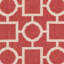 Tapis rouge / os à motif géométrique Arneshia-23723700