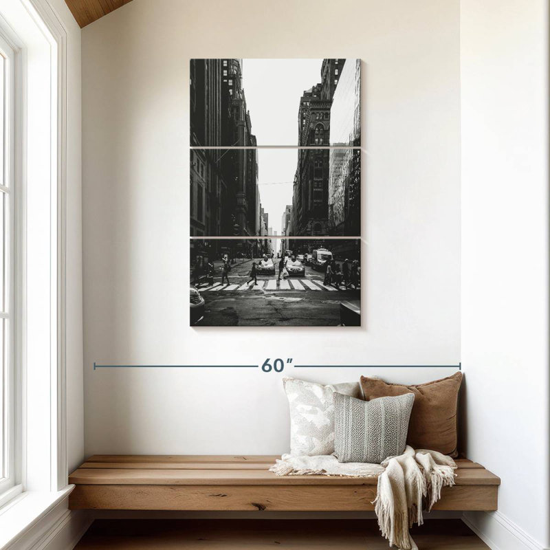Sireci Crossing NY Street, 45" H x 28" W