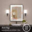 Miroir de salle de bain avec cadre en aluminium et éclairage à DEL-342891756-342891751