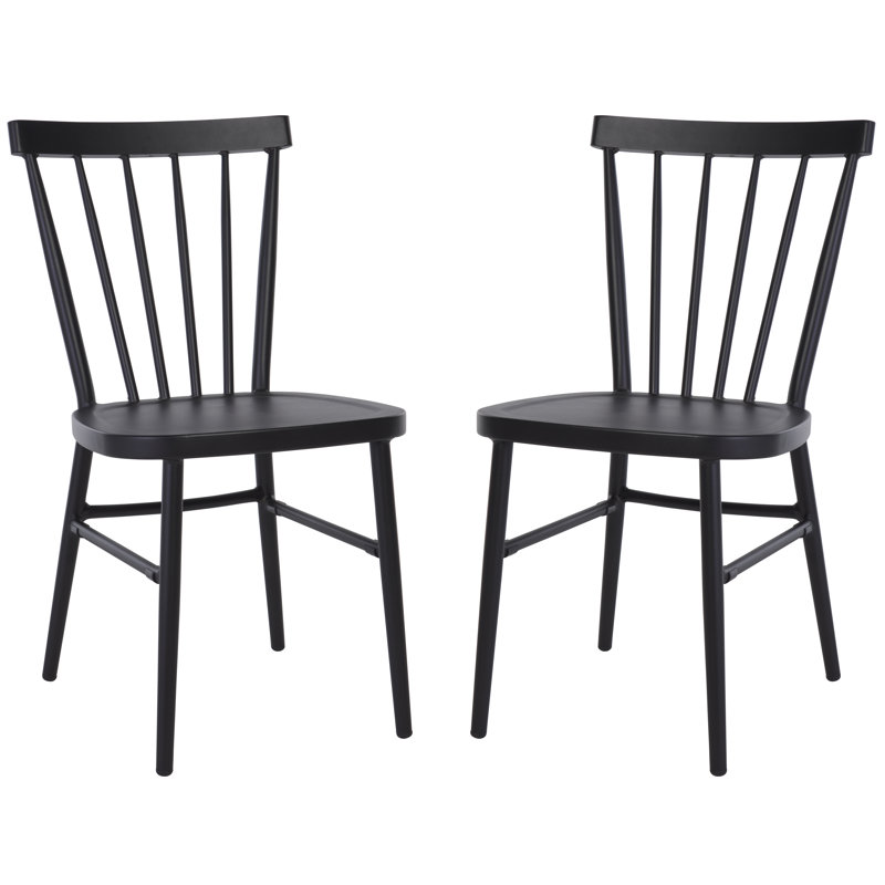 Core Spindle Chair Set Of 2, Black