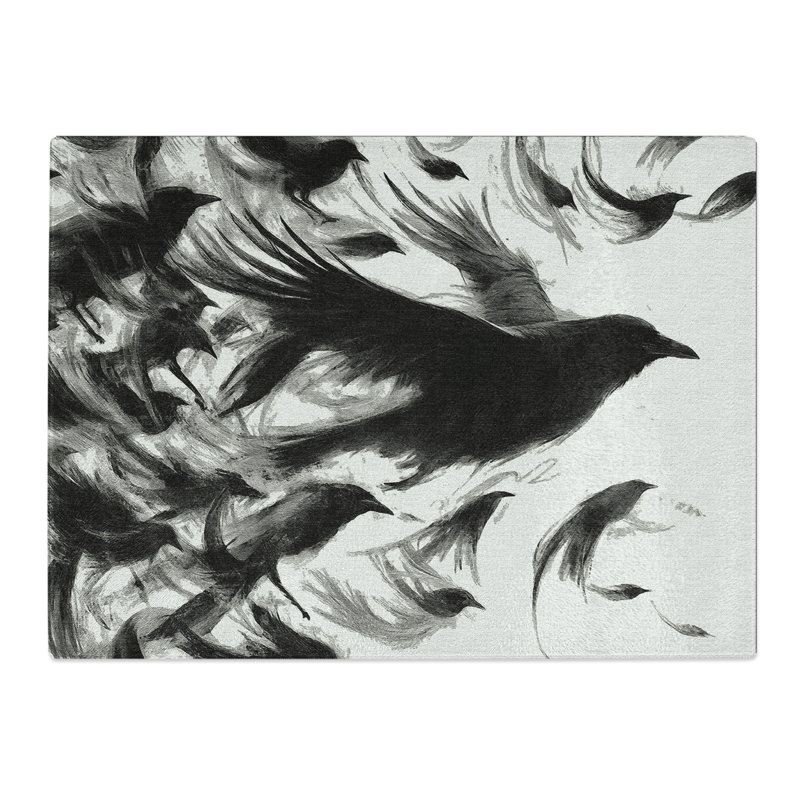 Crow Art Vol.2  Glass Chopping Board