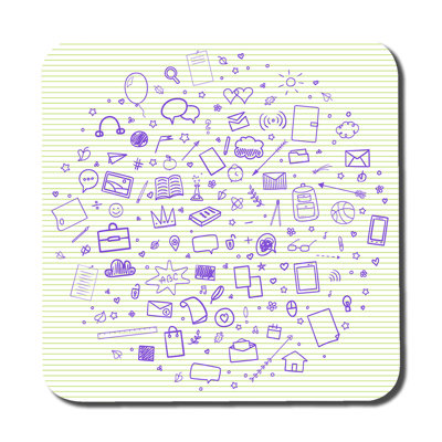 Square 6 Piece Coaster Set