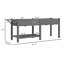 Lit de jardin surélevé spacieux, boîte de jardin surélevée en bois, avec table d'appoint, tablette inférieure, doublures de lit et trous de drainage-739282155