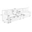 Canapé modulaire avec console centrale intégrée et accoudoirs de rangement pour les meubles de salon-1465146153-1465146152