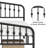 Valor Bed Frames Metal Platform Bed with Headboard-423181021-422472768