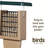 Birds Choice 12" Recycled Single Cake Tail Prop Suet Feeder, Taupe/Green-14033263