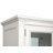 Extendable Rectangular Dining Table With 4 Upholstered Side Chairs Buffet And Display Cabinet-684801086