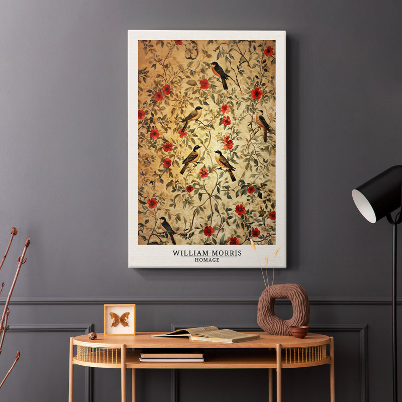 WM MORRIS Series CCXXVII -Gallery Wrapped Cavas, H 12 po x l 8 po