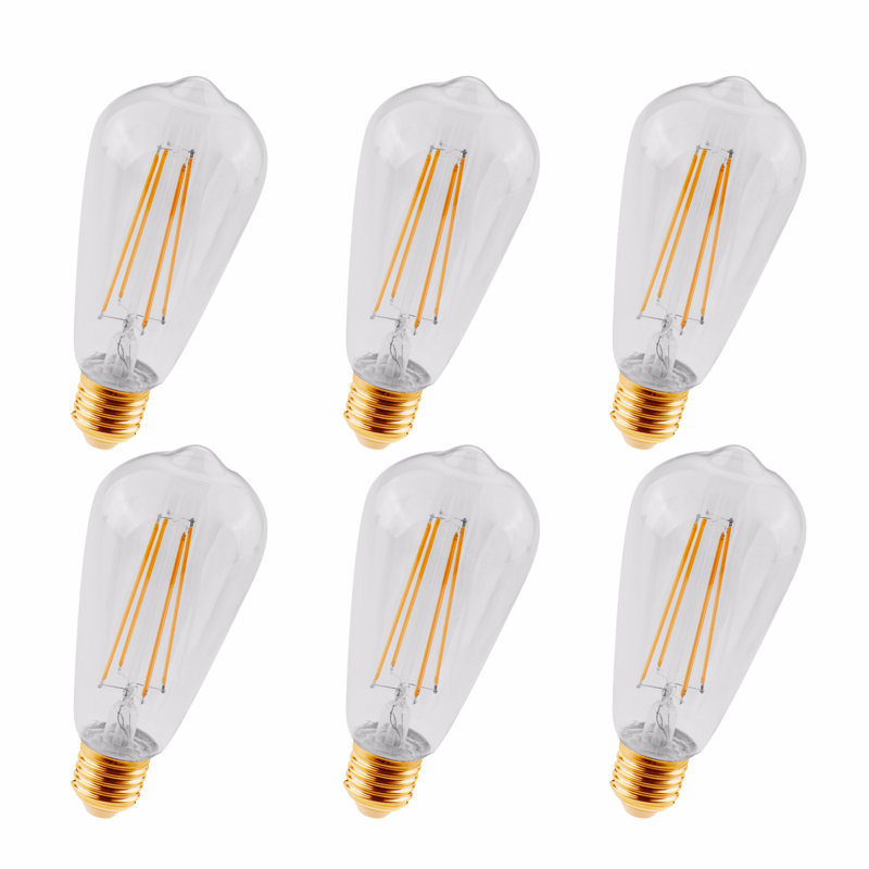 4 W ST18 E26/Medium (Standard) Dimmable 2200 K LED Bulb