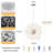Ambera 12 - Light Dimmable Modern Crystal Dandelion Firework Sputnik Sphere Chandelier-1639055008