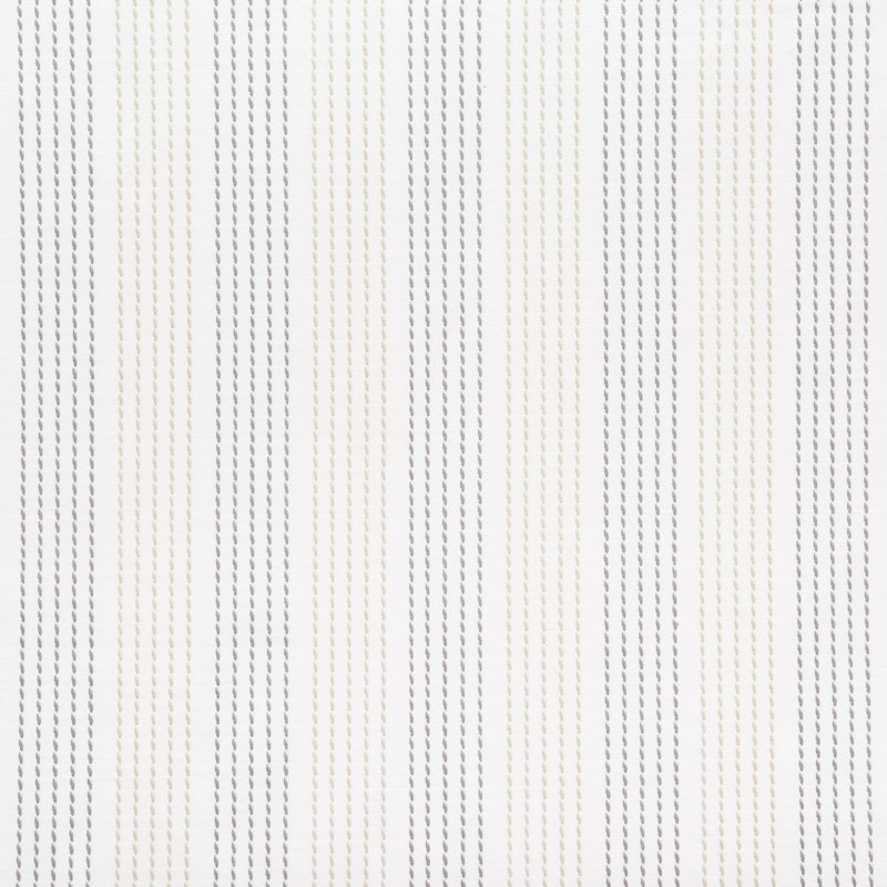 Running Stitch Fabric, Charcoal/Sand