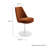 Lippa Upholstered Swivel Dining Chair-105239765-105239768