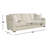 Vanora Leah 99" Sofa in High Performance Asbury Oatmeal Fabric