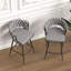 Ensemble de tabourets de bar 28 po en lin tissé 28 po