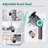 Electric Spin Scrubber, Adjustable Angle 2024 Newest Cordless Cleaning Brush, IPX7 Waterproof Bathroom Scrubber with 7 Replaceable Brush Heads, Power Scrubber for Bathroom Floor Tub Tile-100352516