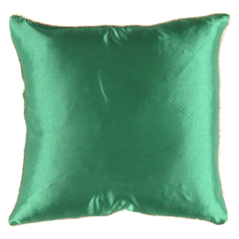 Square Pillow Cover & Insert, 16" H x 16" W, Red/Ivory/Blue Oriental