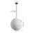 1-Light Globe Pendant Light White-436210116-442796027