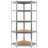 Shelf Storage Bookshelf Shelving Unit 5-Layer Steel and Engineered Wood-2056098100